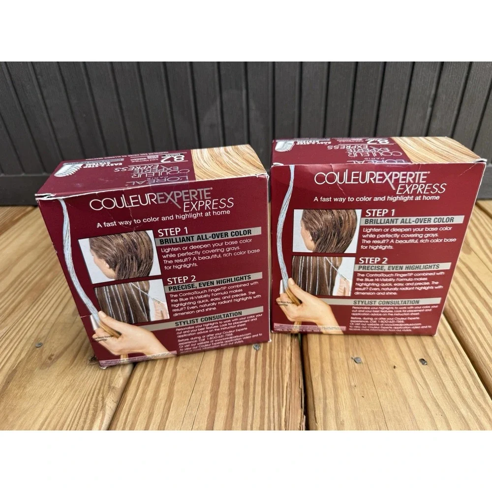 2 L'Oreal Paris Couleur Experte Express Hair Color Highlighter Medium Blonde 8.2